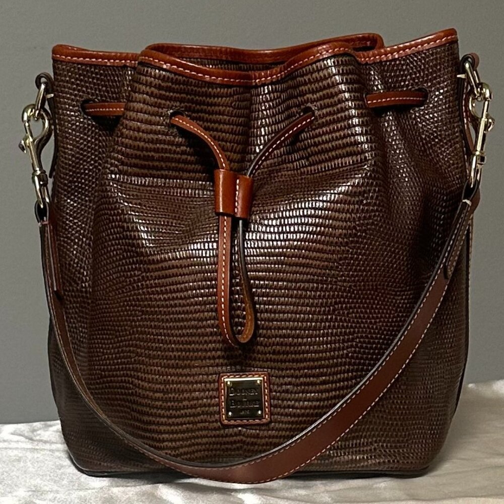 Embossed Lizard Drawstring - image 2